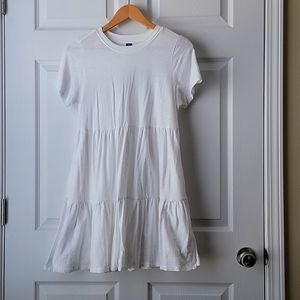 Old navy, size XS, white 100% cotton dress with pockets